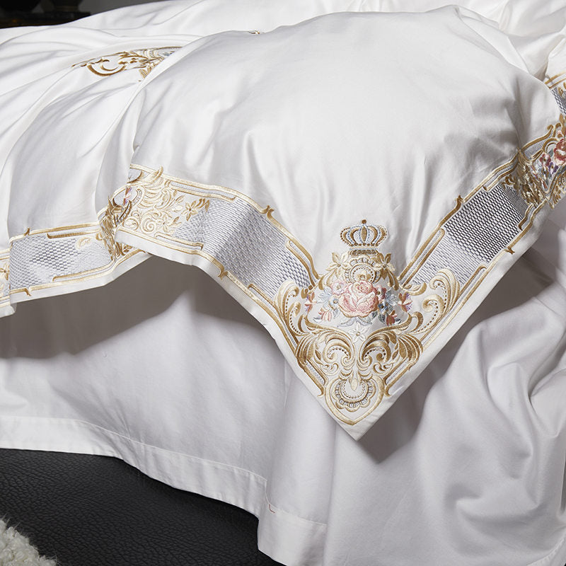 INFINIA ROYALE DUVET COVER &amp; SHAMS EGYPTIAN COTTON 1000TC