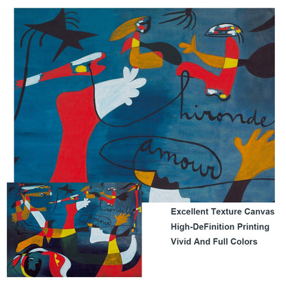 BIRTH OF THE WORLD By Joan Miró CANVAS PRINT