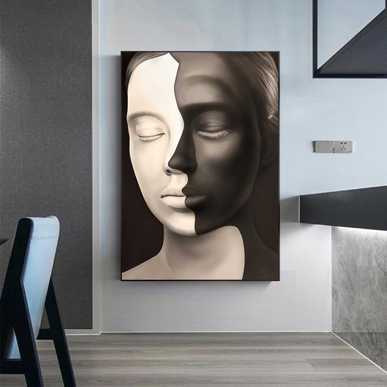 YING &amp; YANG CANVAS PRINT