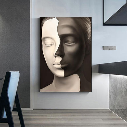 YING &amp; YANG CANVAS PRINT