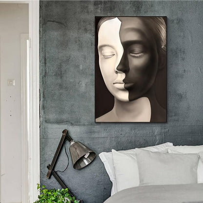 YING &amp; YANG CANVAS PRINT