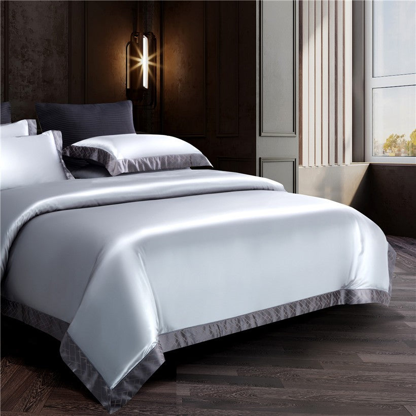 RILEY PREMIUM DUVET COVER &amp; SHAMS 1000TC