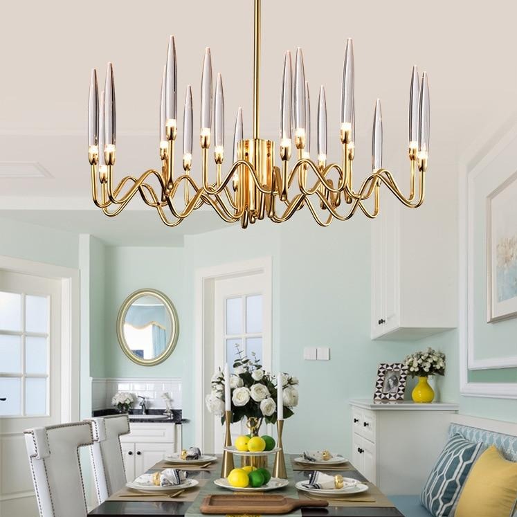 EUROPEAN CANDLE CHANDELIER