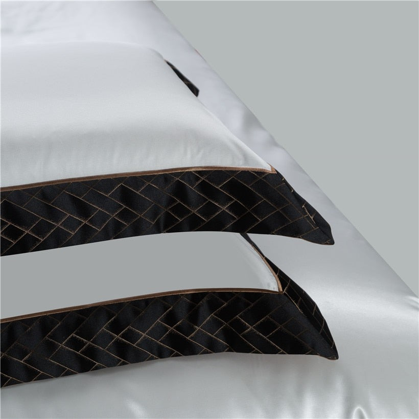RILEY PREMIUM DUVET COVER &amp; SHAMS 1000TC