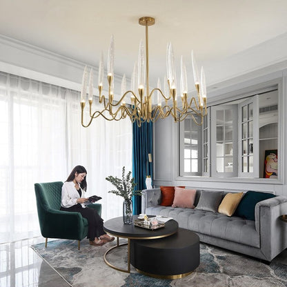 EUROPEAN CANDLE CHANDELIER