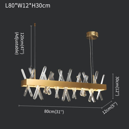 CONTEMPORARY CRYSTAL CHANDELIER