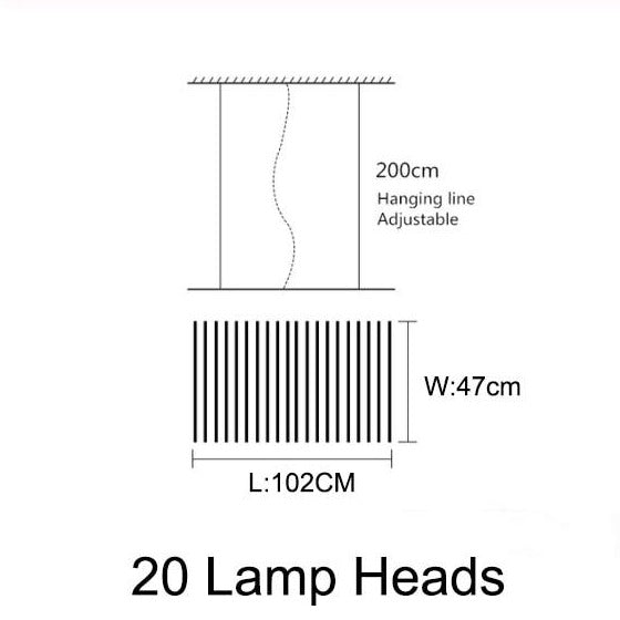 RHYTHM LED CHANDELIER