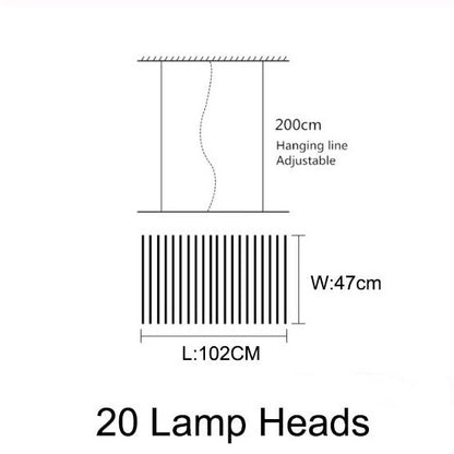 RHYTHM LED CHANDELIER