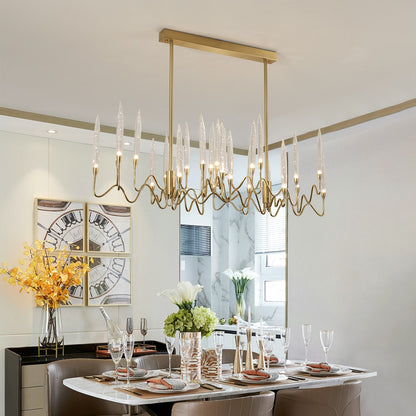 EUROPEAN CANDLE CHANDELIER