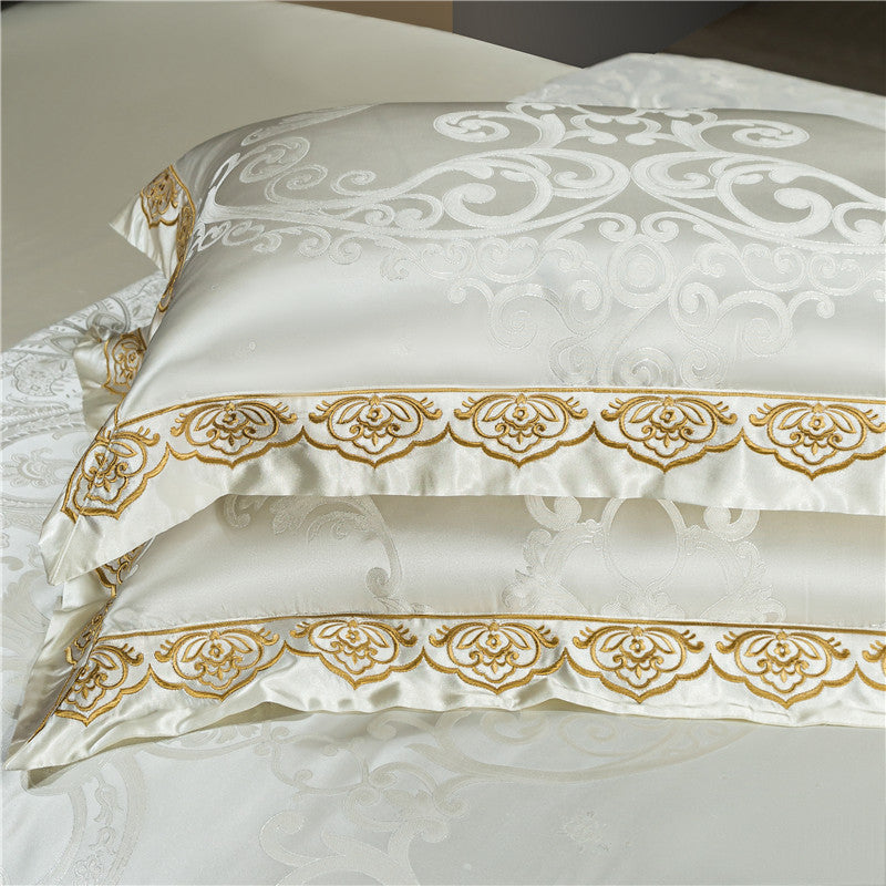 AVERY PREMIUM DUVET COVER &amp; SHAMS EGYPTIAN COTTON 1000TC
