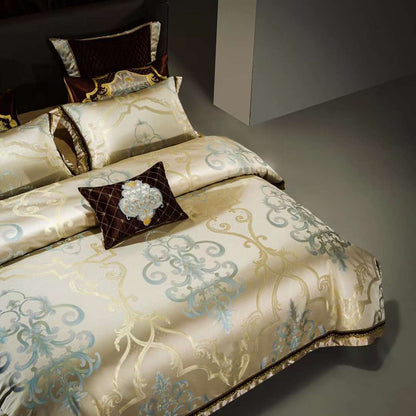 HAZEL PREMIUM DUVET COVER &amp; SHAMS EGYPTIAN COTTON 1000TC