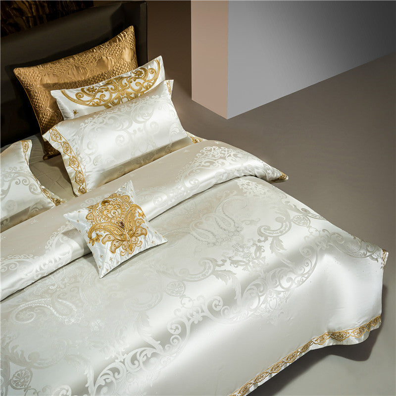 AVERY PREMIUM DUVET COVER &amp; SHAMS EGYPTIAN COTTON 1000TC