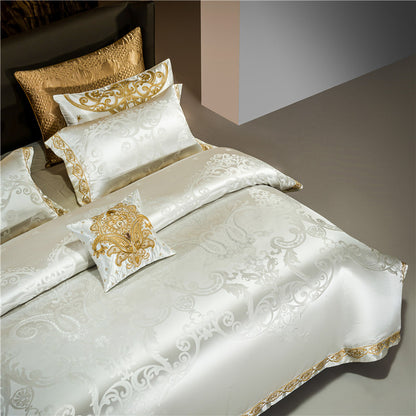 AVERY PREMIUM DUVET COVER &amp; SHAMS EGYPTIAN COTTON 1000TC