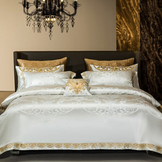AVERY PREMIUM DUVET COVER &amp; SHAMS EGYPTIAN COTTON 1000TC