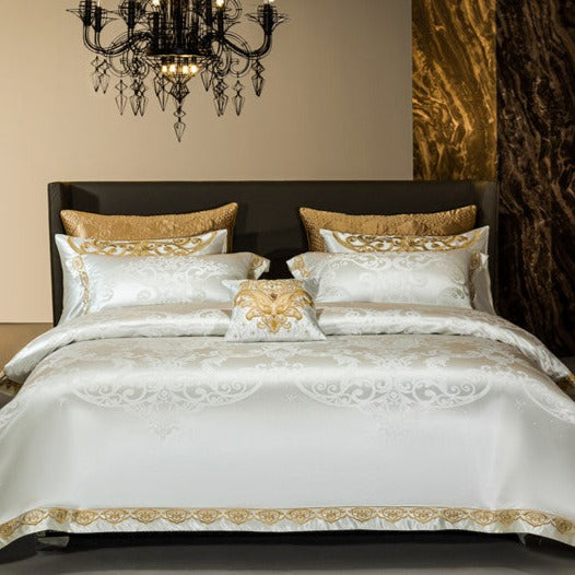 AVERY PREMIUM DUVET COVER & SHAMS EGYPTIAN COTTON 1000TC