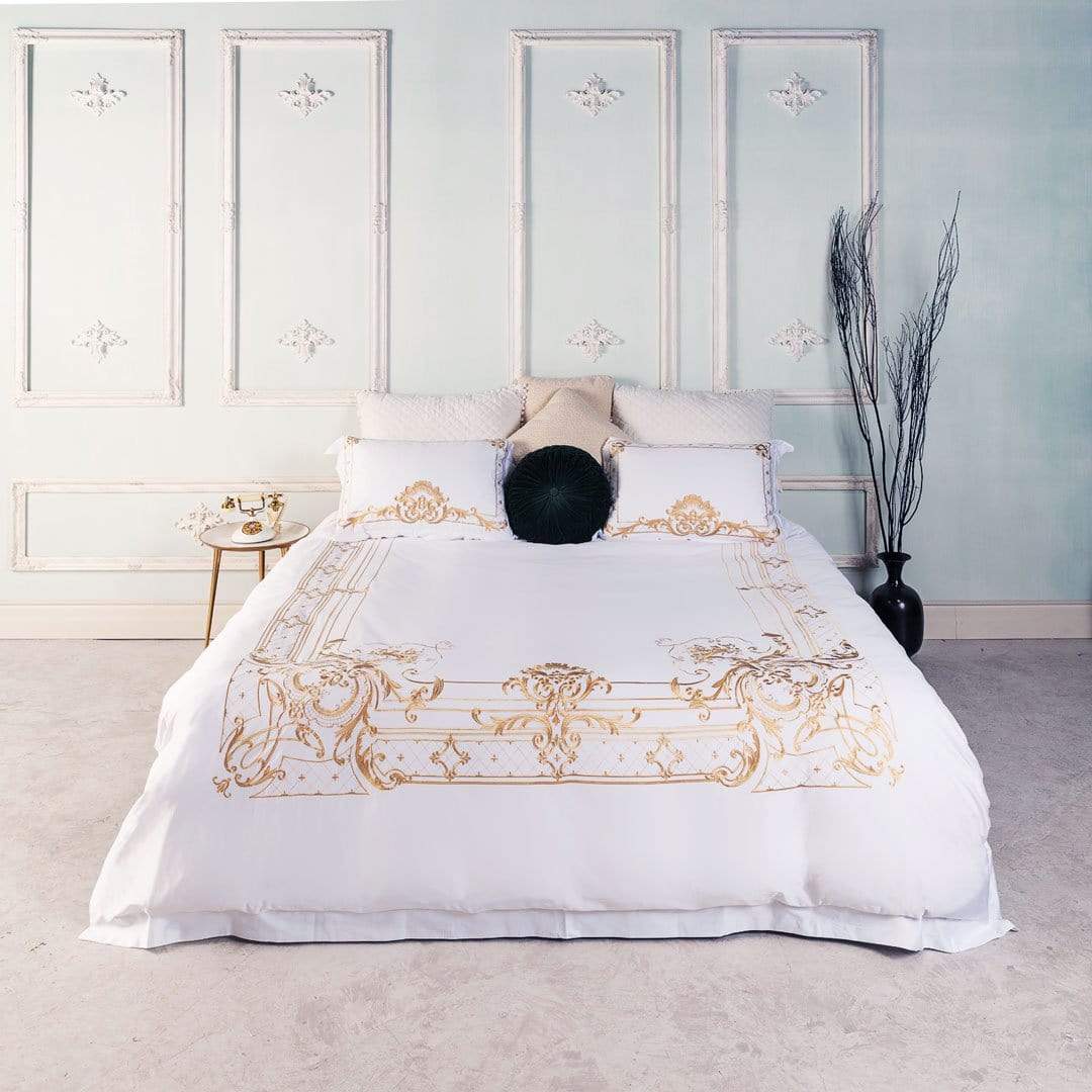 WINTERFELL ROYAL DUVET COVER &amp; SHAMS EGYPTIAN COTTON 600TC