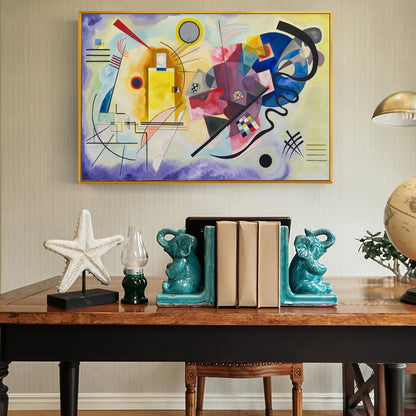 YELLOW RED BLUE By Wassily Kandinsky CANVAS PRINT