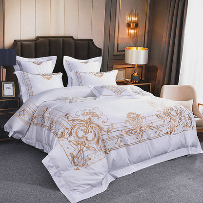 WINTERFELL ROYAL DUVET COVER &amp; SHAMS EGYPTIAN COTTON 600TC