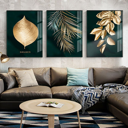 GOLD LEAF CANVAS PRINT