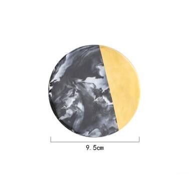 BLACK MARBLE COASTER
