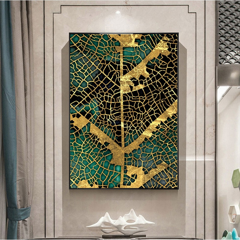 LEAF INSIGNIA CANVAS PRINT