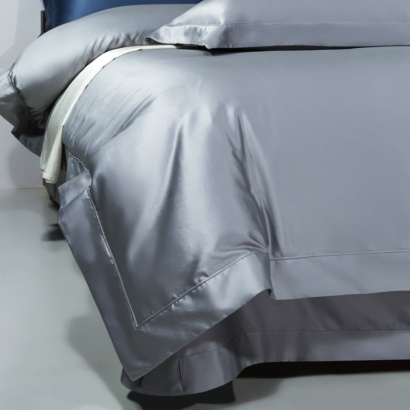 MARINA DUVET COVER &amp; SHAMS EGYPTIAN COTTON 1400TC