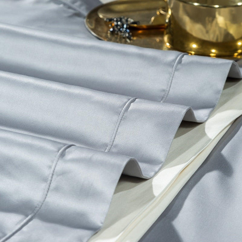 MARINA DUVET COVER &amp; SHAMS EGYPTIAN COTTON 1400TC