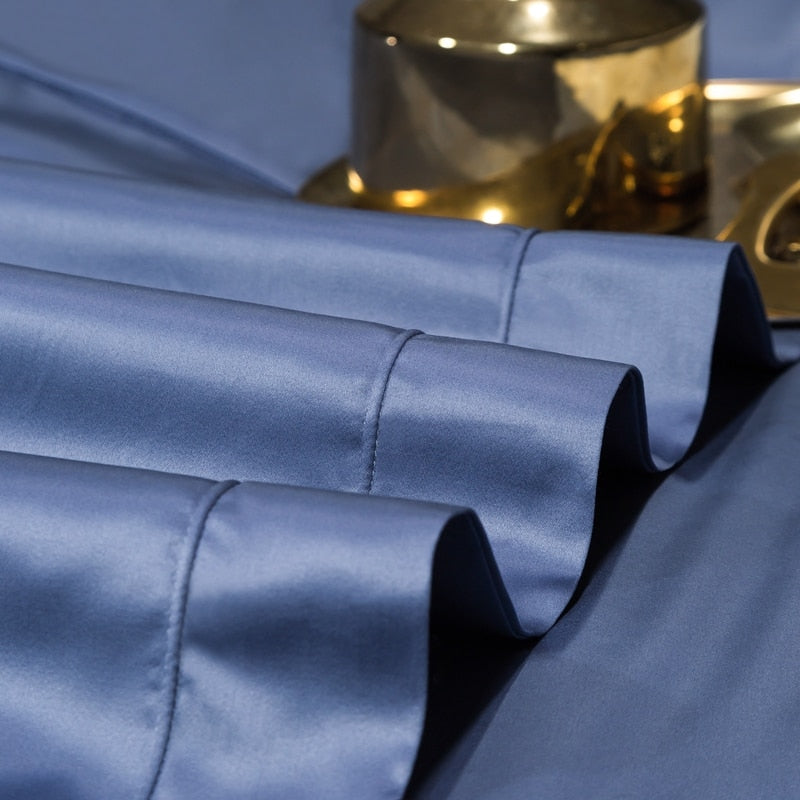 MARINA DUVET COVER &amp; SHAMS EGYPTIAN COTTON 1400TC