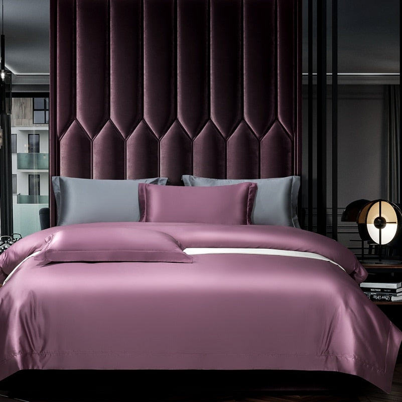 MARINA DUVET COVER &amp; SHAMS EGYPTIAN COTTON 1400TC