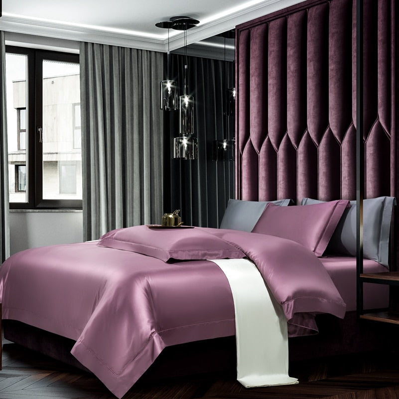 MARINA DUVET COVER &amp; SHAMS EGYPTIAN COTTON 1400TC