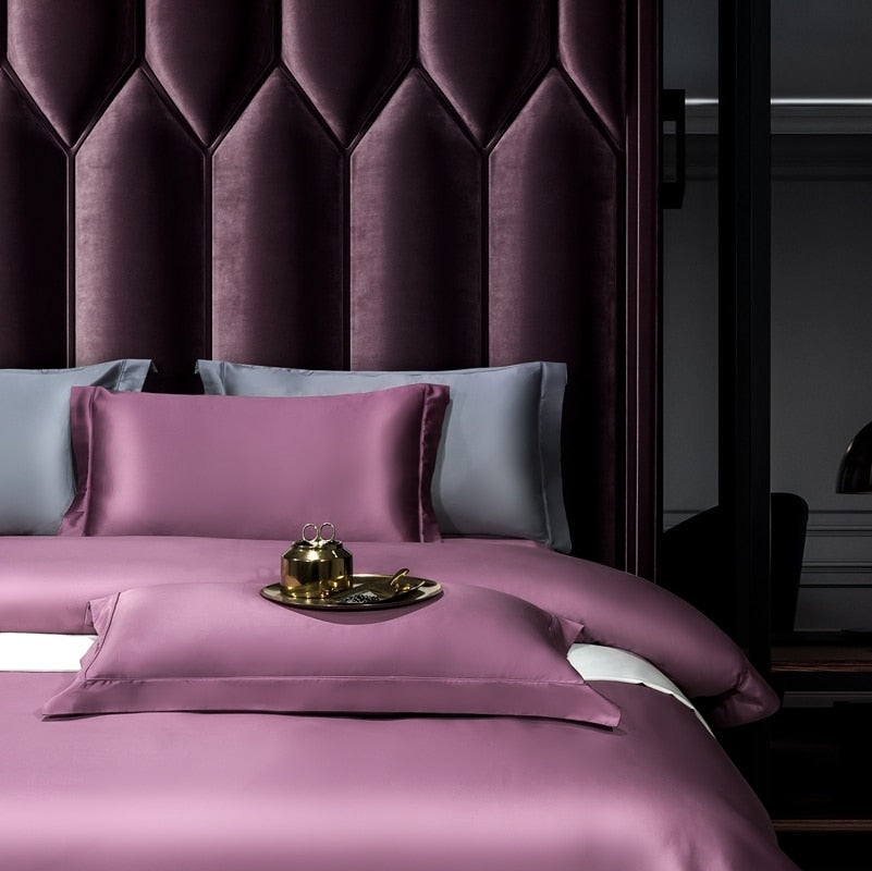 MARINA DUVET COVER &amp; SHAMS EGYPTIAN COTTON 1400TC