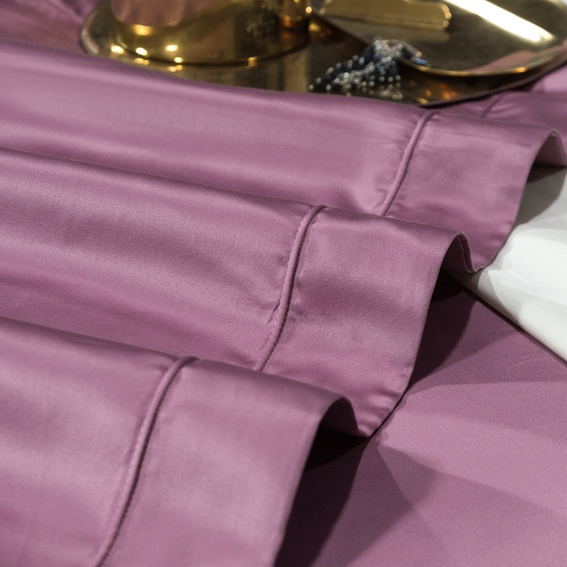MARINA DUVET COVER &amp; SHAMS EGYPTIAN COTTON 1400TC