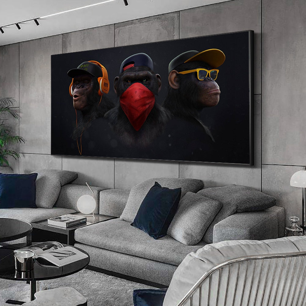 Planet Apes Canvas Print