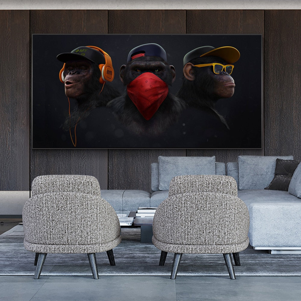 Planet Apes Canvas Print