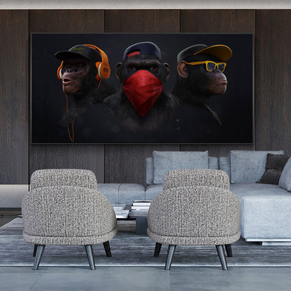 Planet Apes Canvas Print