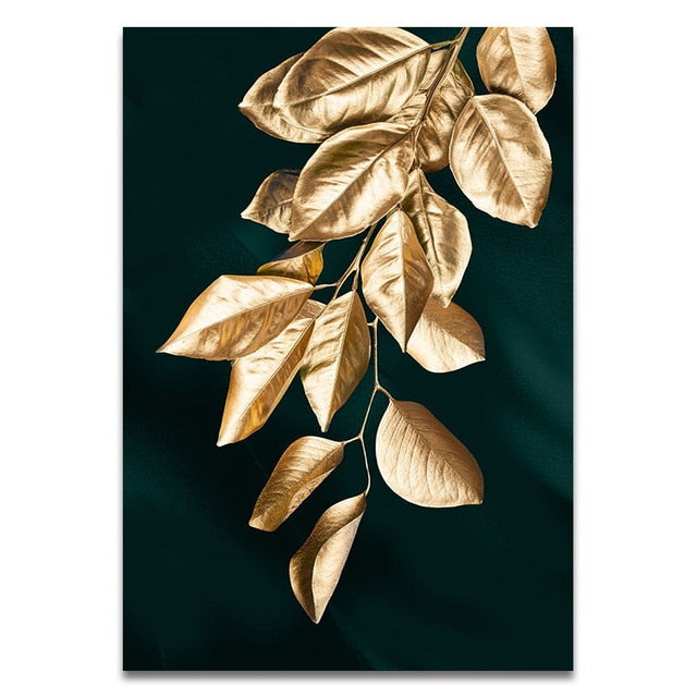GOLD LEAF CANVAS PRINT