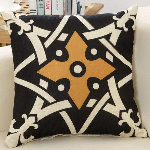 GEOMETRIC BRONZE CUSHION